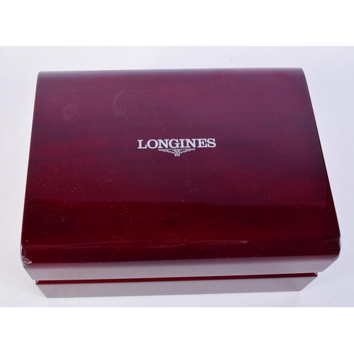 1039 - A BOXED 2017 LONGINES AUTOMATIC WATCH.  Dial 4cm incl crown