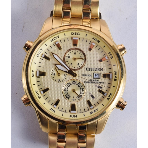 1049 - THREE CITIZEN FASHION WATCHES.  Largest dial 4.4cm incl crown