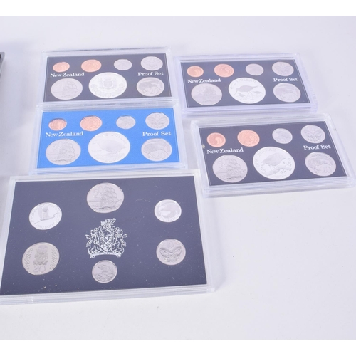 1101 - 7 NEW ZEALAND PROOF COIN SETS (7)