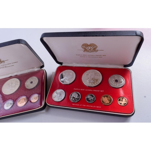 1102 - 5 PAPUA NEW GUINEA PROOF COIN SETS (5)