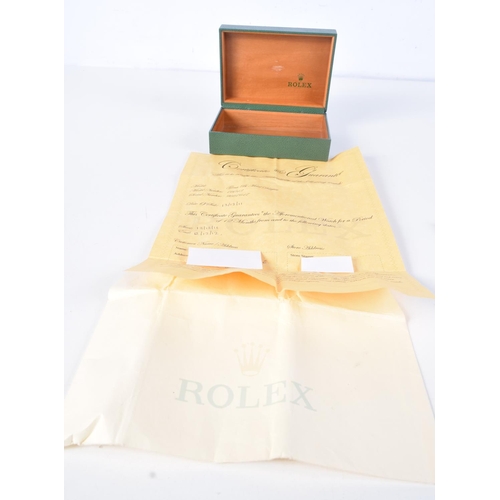 786 - BOXED ROLEX OYSTER DATE JUST.  3.8cm incl crown