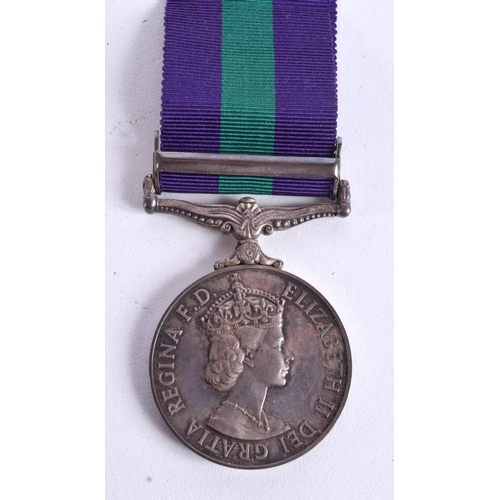 792 - GENERAL SERVICE MEDAL GSM MALAYA CLASP AWARDED TO 23127104 PTE C MILLER R.LINCOLNS