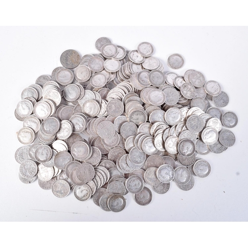 795 - 478 GRAMS OF PRE 1920 Silver Threepence Coins (qty)