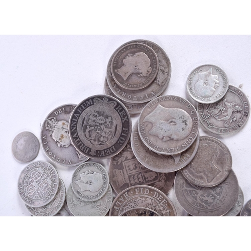 804 - 345G OF PRE 1920 SILVER COINS.  Weight 345g (qty)