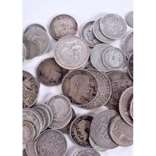 804 - 345G OF PRE 1920 SILVER COINS.  Weight 345g (qty)