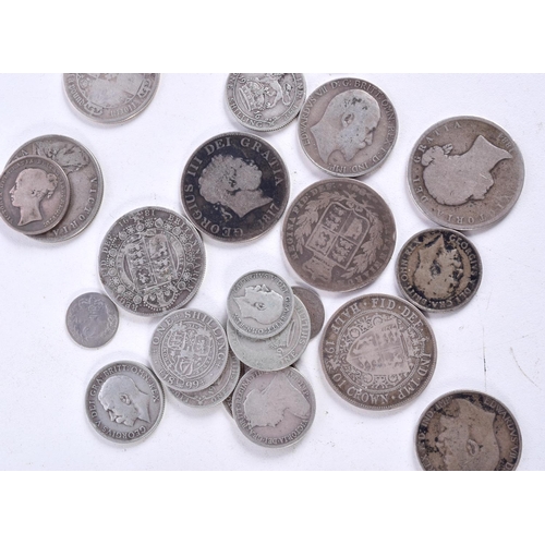 804 - 345G OF PRE 1920 SILVER COINS.  Weight 345g (qty)