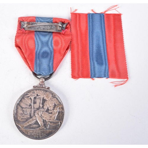 814 - AN IMPERIAL SERVICE MEDAL AWARDED TO ARTHUR LEONARD THOMAS