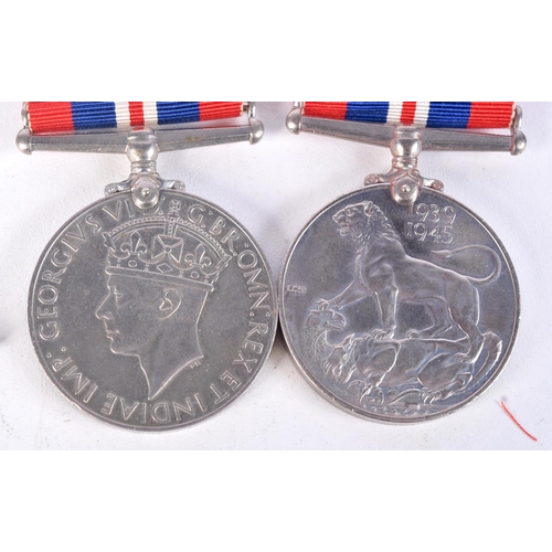 815 - FOUR WORLD WAR TWO MEDALS COMPRISING, TWO WAR MEDALS, AFRICA STAR AND CAMPAIGN STAR (4)