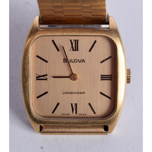 837 - BULOVA LONGCHAP WATCH.  3cm incl crown