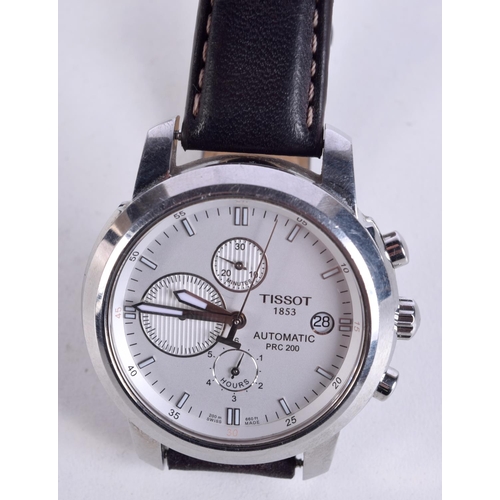 863 - BOXED TISSOT AUTOMATIC PRC 200 WATCH.  Dial 4.6cm incl crown