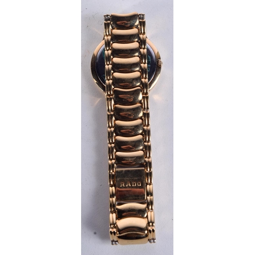 879 - GOLD PLATED RADO FLORENCE WATCH.  Dial 3.2cm incl crown