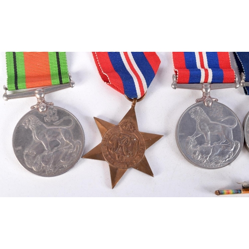 956 - 2ND WW MEDALS CONSISTING OF 2 GREAT WAR MEDALS, 2 1939 - 1945 STARS, A DEFENCE MEDAL AND A FRANCE AN... 