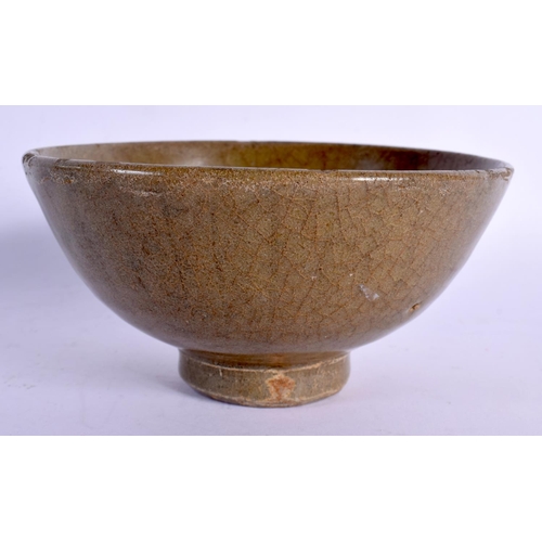 2135 - FOUR CHINESE SONG/YUAN DYNASTY STONEWARE BOWLS. Largest 20 cm diameter. (4)