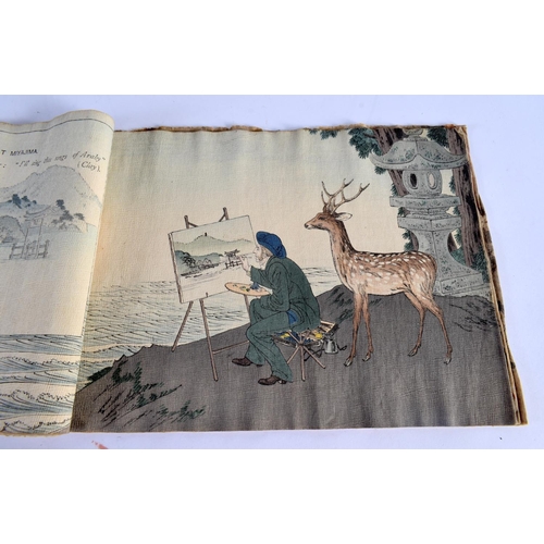 2136 - A GROUP OF 19TH/20TH CENTURY CHINESE AND JAPANESE WATERCOLOURS together with prints etc. (qty)