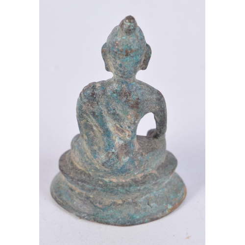 3023 - A Small Chinese Tibetan bronze buddha 6cm.