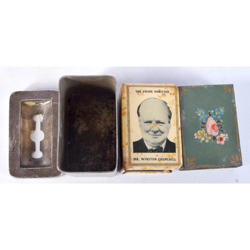 3085 - A collection of Vesta cases , a wooden snuff box and a collection of Players cigarette boxes (16).