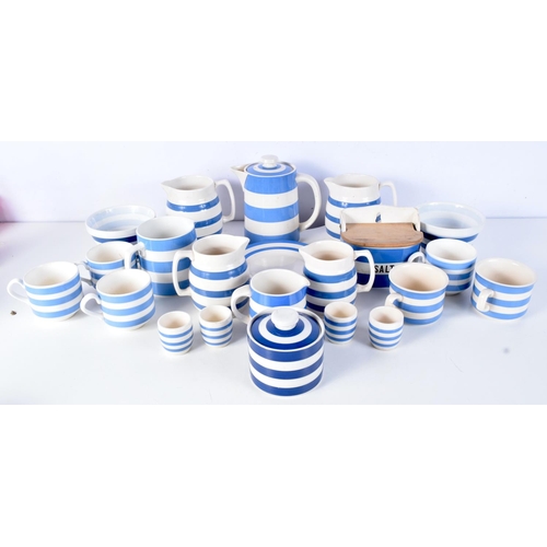 3101 - A collection of Cornish ware porcelain . (Qty).