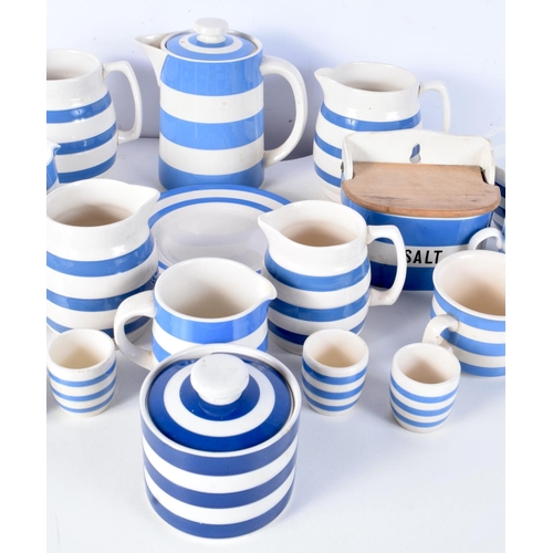 3101 - A collection of Cornish ware porcelain . (Qty).