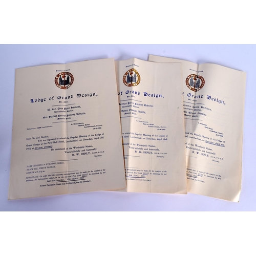 13 - MASONIC EPHEMERA etc. (qty)