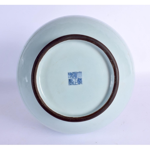 30 - A FINE AND EXTREMELY RARE CHINESE RU-TYPE 'THREE RAMS' BULBOUS VASE Yongzheng Mark and Probably of t... 