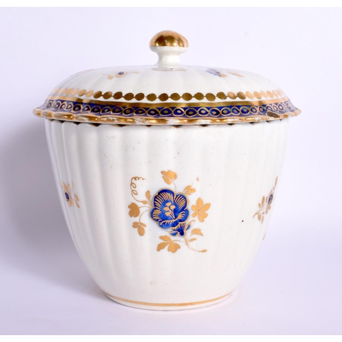 106 - A ROYAL WORCESTER VASE by James Stinton, together with other teawares. (qty)