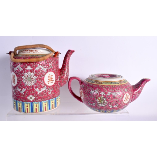 284 - CHINESE REPUBLICAN PEROD TEAPOTS etc. (qty)