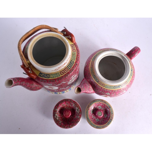 284 - CHINESE REPUBLICAN PEROD TEAPOTS etc. (qty)