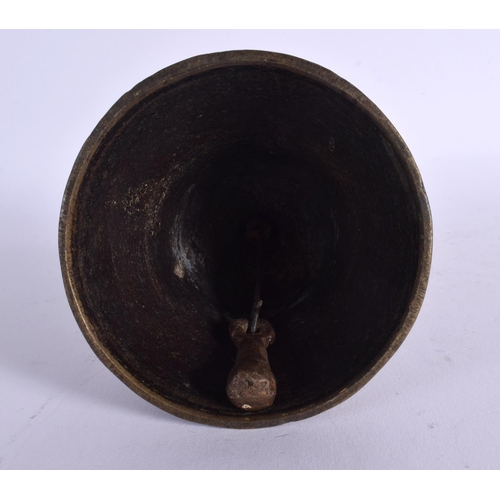 301 - A 19TH CENTURY INDIAN BRONZE BUDDHISTIC MONKEY BELL. 20 cm high.