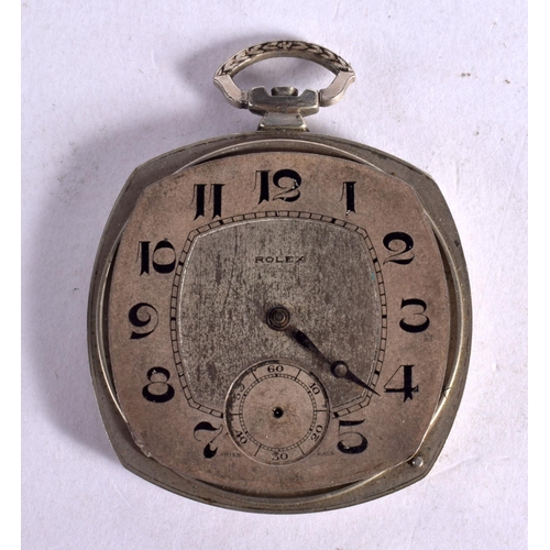 1079 - A VINTAGE ROLEX POCKET WATCH.  Dial 4.1cm