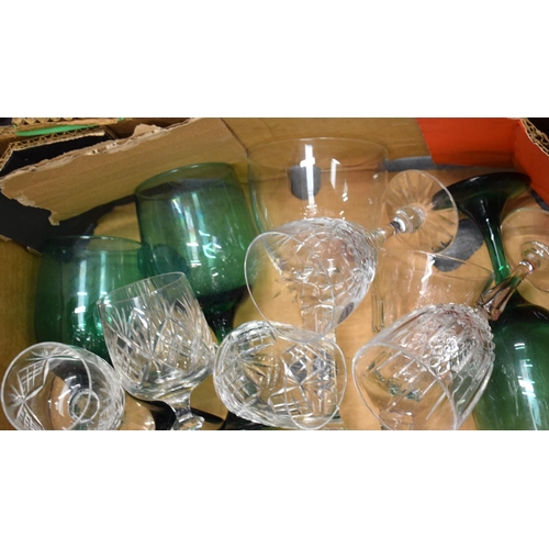 245 - A Quantity of drinking glasses