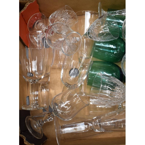 245 - A Quantity of drinking glasses