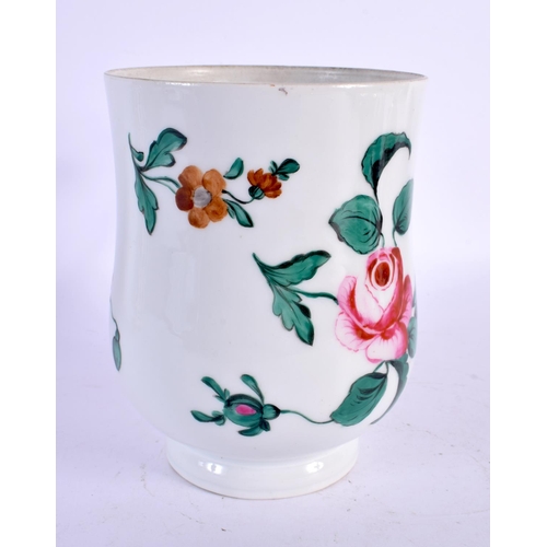 279 - AN UNUSUAL 19TH CENTURY CONTINENTAL ENAMELLED PORCELAIN MUG probably French or Russian. 15 cm x 12 c... 