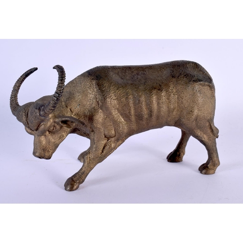 295E - European School (20th Century) Bronze, Limited Edition, Bull. 16 cm x 8 cm.