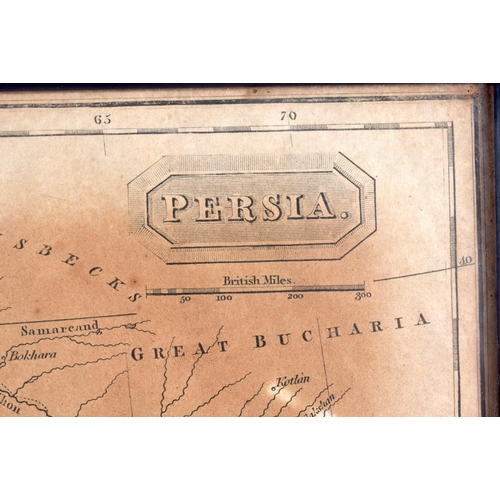 480 - TWO ANTIQUE MAPS OF PERSIA. 24 cm x 18 cm. (2)