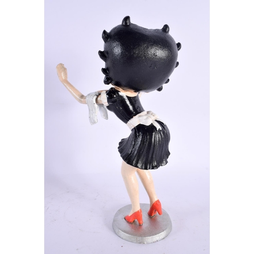 548 - A CONTEMPORARY COLD PAINTED BETTY BOOP FIGURE. 30 cm high.