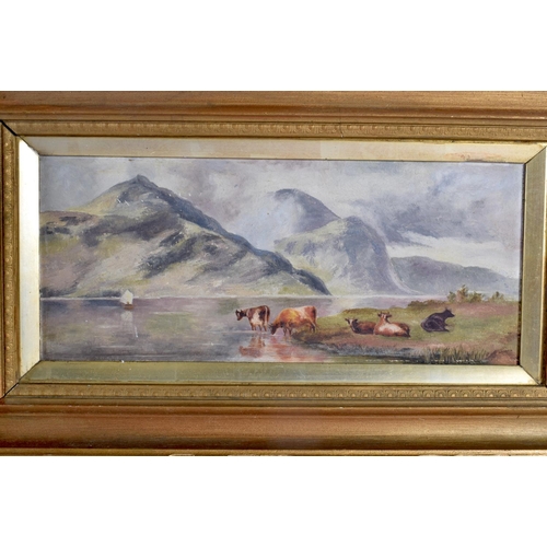 611 - European School (C1900) Pair, Oil on board. 50 cm x 38 cm.