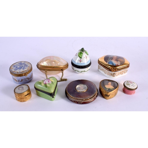 66 - ASSORTED PILL BOXES. (qty)