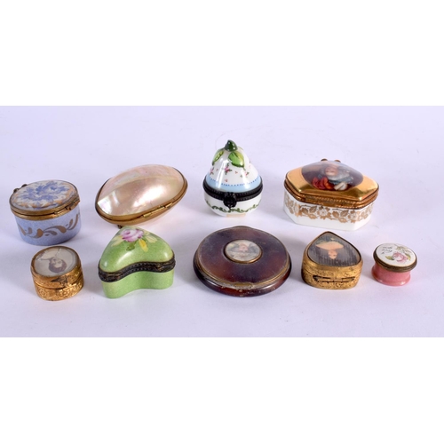 66 - ASSORTED PILL BOXES. (qty)