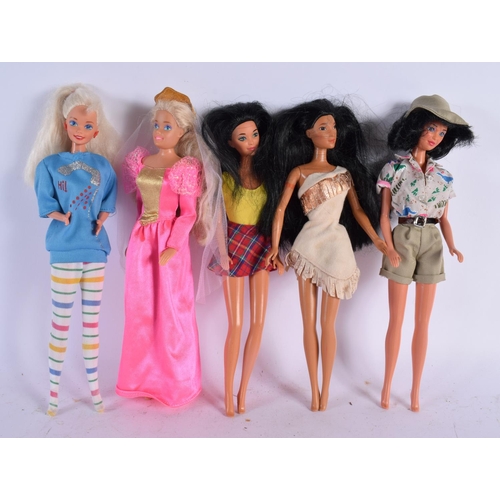 660 - OLD BARBIE DOLLS. (qty)