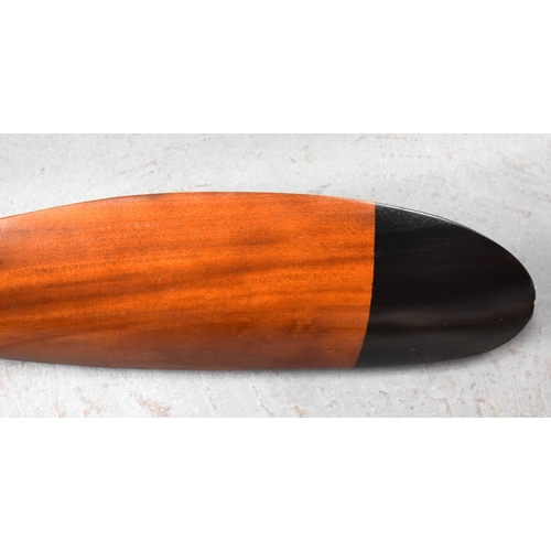 672 - A LARGE CONTEMPORARY RAF PROPELLOR. 140 cm long.