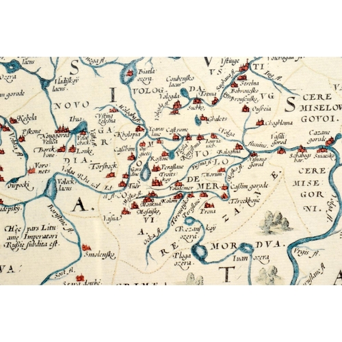 700B - TWO VINTAGE FRAMED MAPS. Largest 53 cm x 42 cm. (2)