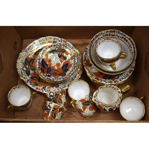 723J - A GOOD COPELAND IMARI TEASET. (qty)