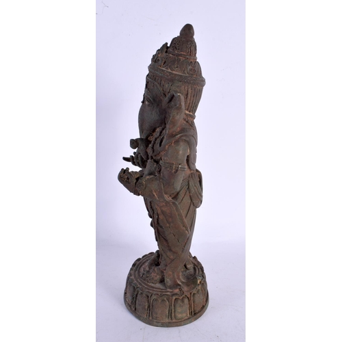 740 - A FINE EARLY INDIAN BRONZE FIGURE OF GANESHA Karnataka, Possibly Western Chalukya Period, modelled s... 