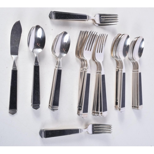 1115 - JAPANESE YAMAZAKI SILVR PLATED STYLISH CUTLERY. (qty)