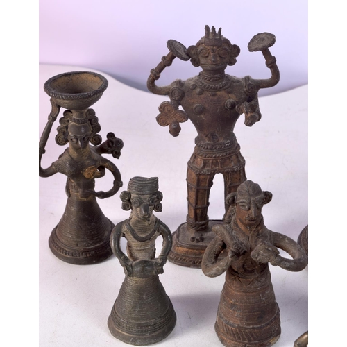 1479 - ASSORTED ANTIQUE TRIBAL BRONZES. (qty)