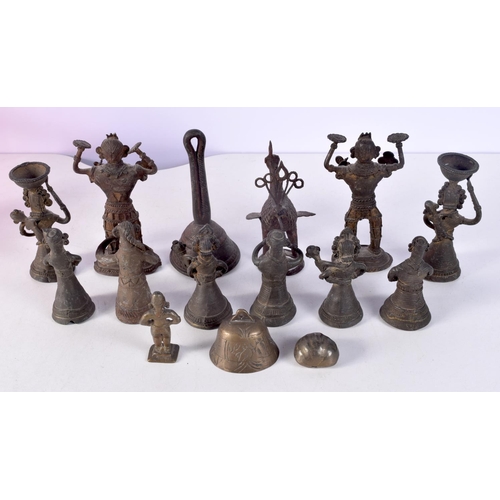 1479 - ASSORTED ANTIQUE TRIBAL BRONZES. (qty)