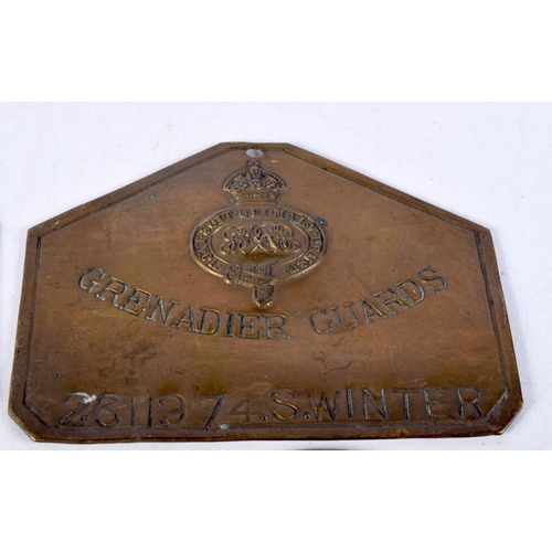 930 - FOUR LOVELY EARLY 20TH CENTURY MIXED METAL PLAQUES including cock fighting association, Coldstream g... 