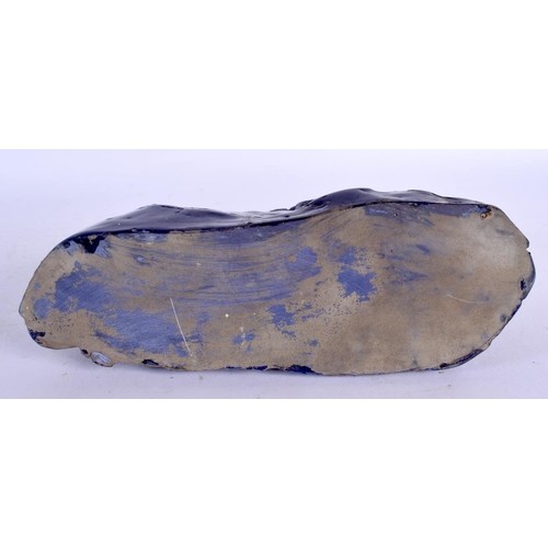 1641 - A LARGE CHINESE CARVED LAPIS LAZULI TYPE MOUNTAIN BOULDER 20th Century. 20 cm x 13 cm.