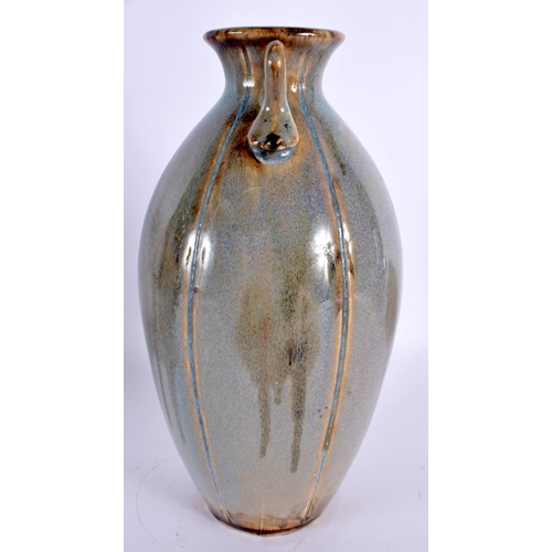 1959 - AN EARLY 20TH CENTURY CHINESE JUN WARE STYLE DRIP GLAED VASE Late Qing/Republic. 28 cm x 10 cm.