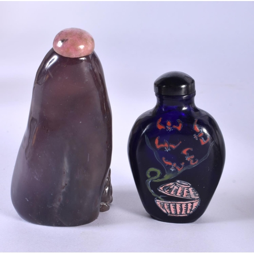 1969 - A LARGE COLLECTION OF 19TH/20TH CENTURY CHINESE SNUFF BOTTLES in various forms and sizes. (19)